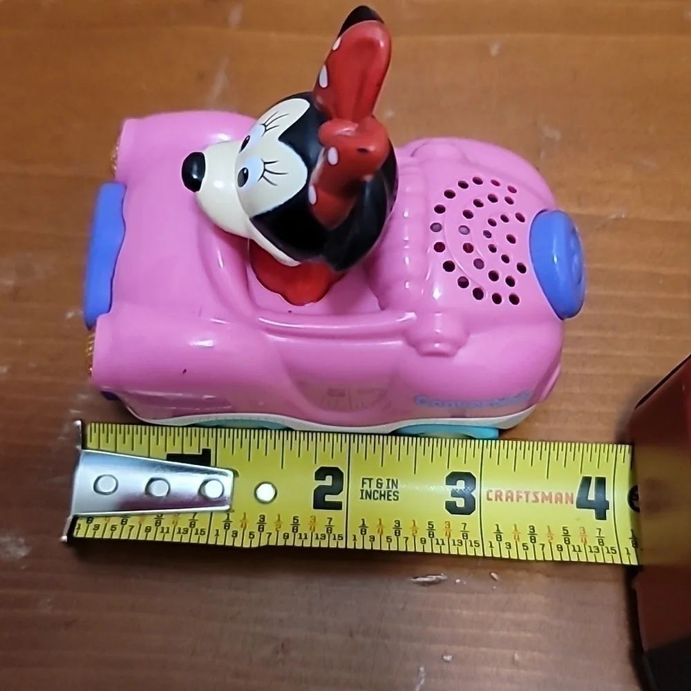 VTech Minnie Mouse Convertible Go Go Smart Wheels Pink‎ Girls Toy Car VT8472